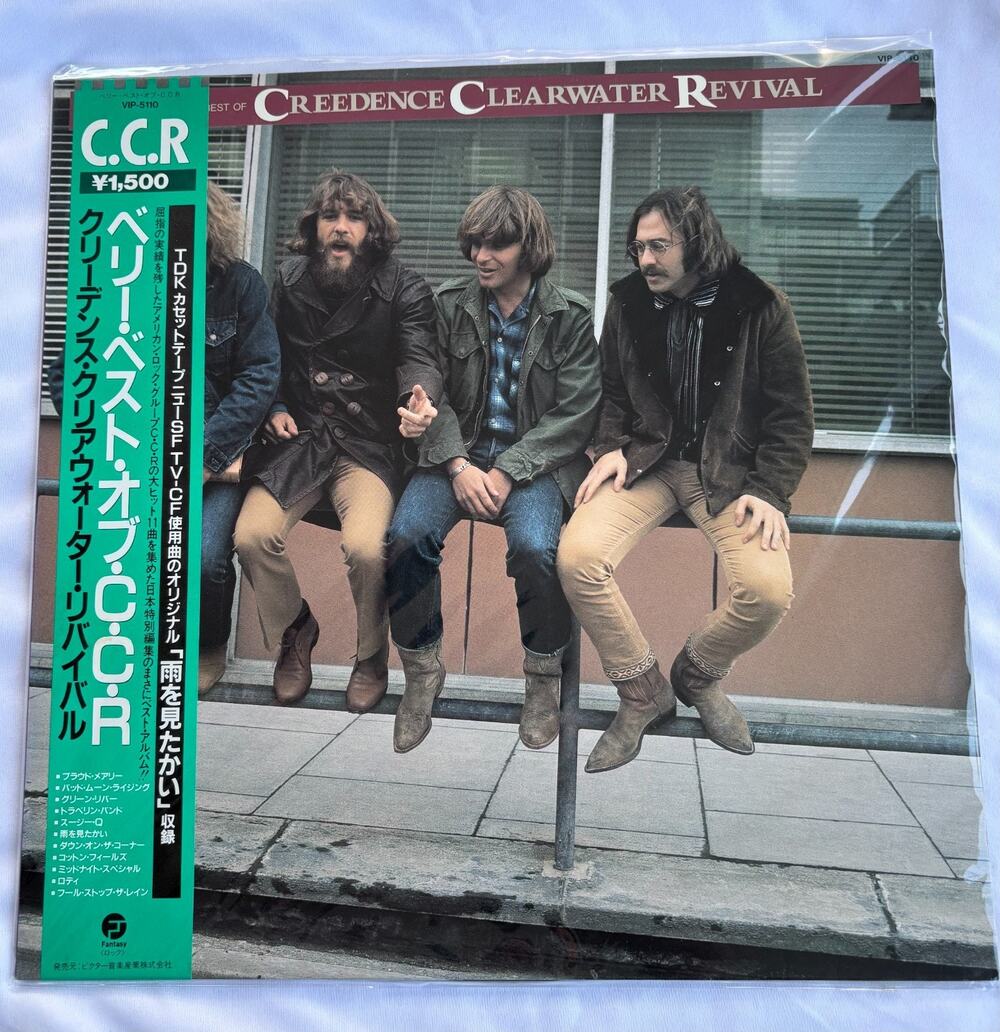 Creedence Clearwater Revival LP Vinyl Record folk rock OBI Japanese inner
